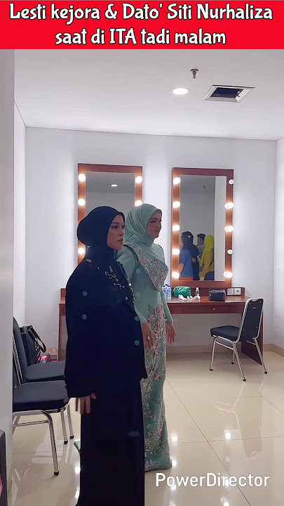 Lesti kejora & Dato' Siti Nurhaliza di ITA tadi malam #lestikejora #rizkybillar #leslar #lestibillar
