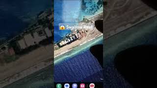 😱 Swallow Reef / Layang - layang Island.