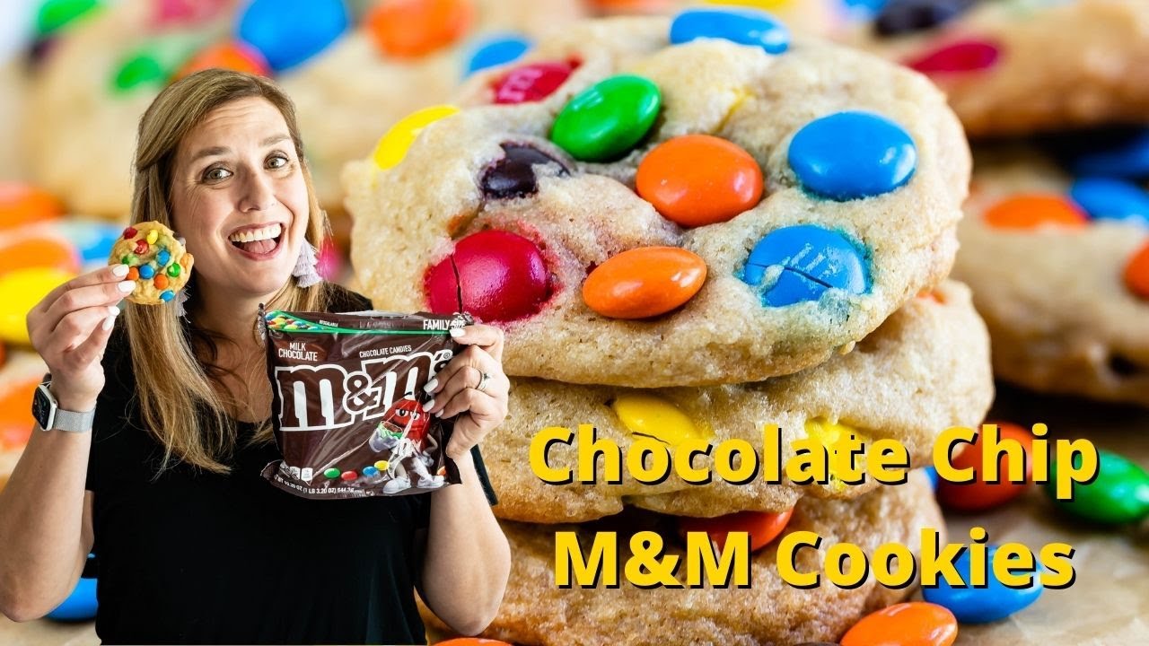 M&M Cookies + Video {The BEST Recipe!}