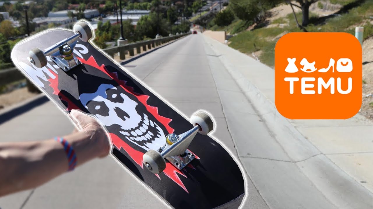 Temu Skateboard Hillbomb!?