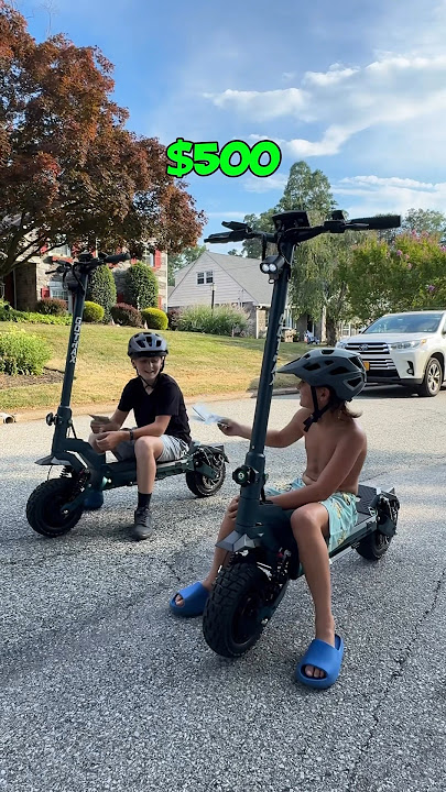 Bet Our Allowance Racing Go Trax GX3 Scooters