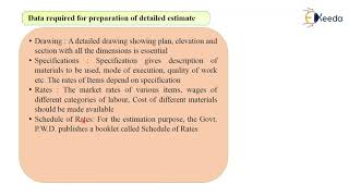 Data Required for Preparation of Detailed Estimate - Estimates Estimation Forms Best Practices You Need Know