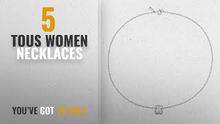 10 Best Tous Design Women Necklaces: TOUS Jewelry "Icon Silver" Sterling Silver with Mini Bear