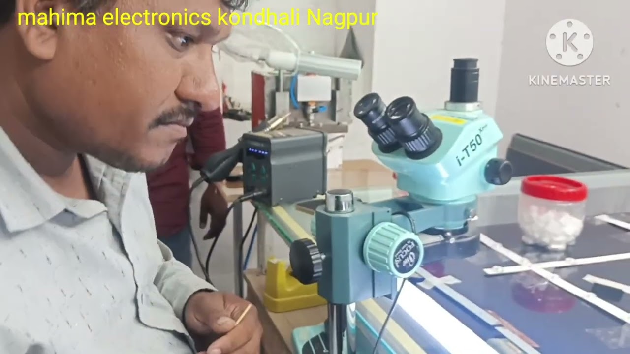 65 inc mini panal bonding machine live process