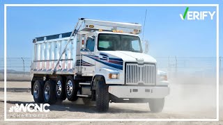 Do dump truck warning signs hold up in court? VERIFY