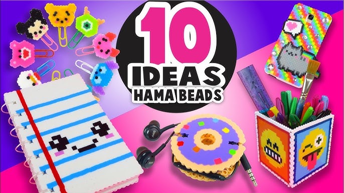 Regalos con Hama Beads - Cuentas de tubo para planchar #regalos 