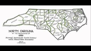 Watch the Formation of North Carolina's Counties