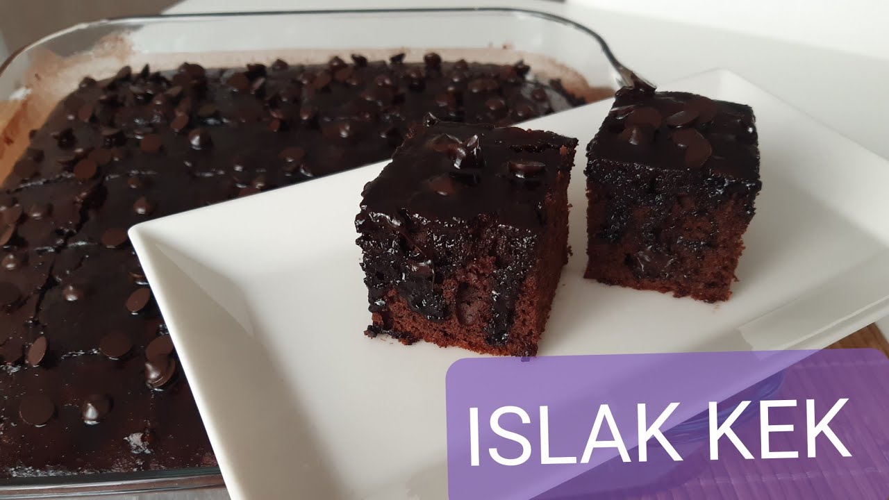 SOSUYLA DOYMUŞ TAM ÖLÇÜLÜ 💯GARANTİ Damla çikolatalı 🍫ISLAK KEK tarifim