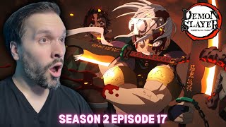 New Anime Fan Reacts To Demon Slayer Season 2 Episode 17 Never Give Up