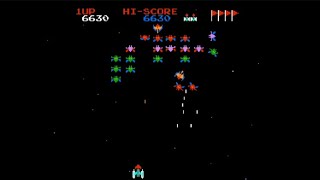 Galaxian (Arcade) Original Gameplay (1979) | Classic Space Shooter by Namco 🚀 screenshot 1