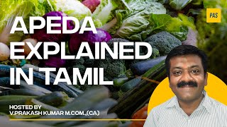 Apeda Explained in Tamil | V Prakash Kumar M.Com.,(CA)