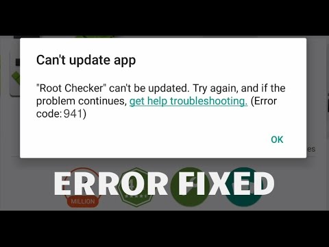 Fix Can't Update App Error Code 941 In Google Play Store