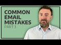 Six Common Email Errors