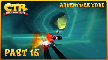 Crash Team Racing (PS1) - Adventure Mode - Part 16 - N. Gin Labs (Trophy Race)