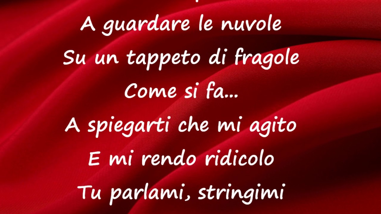 Tappeto Di Fragole Lyrics Modà