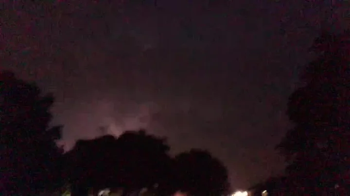 Lightning in north Austin on Friday night