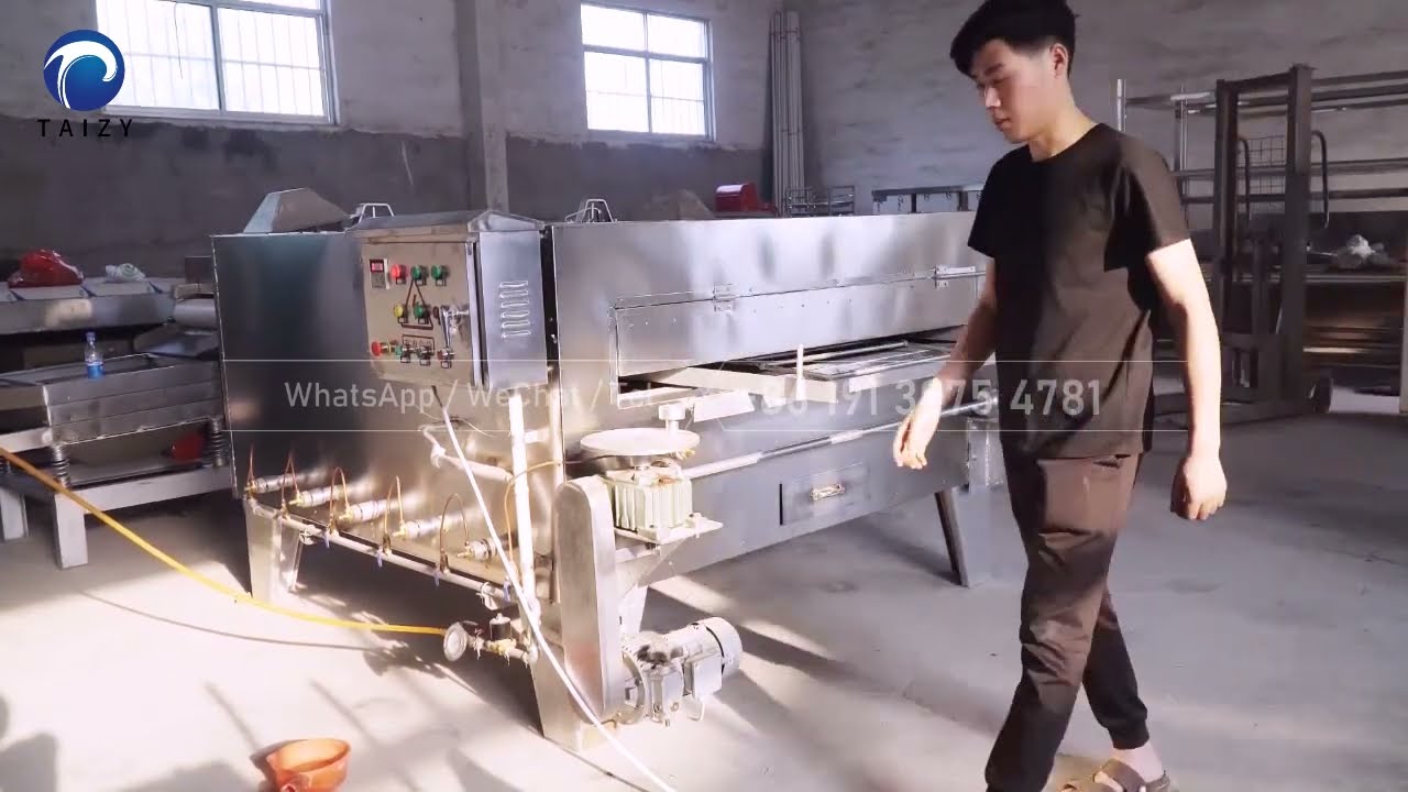 Coated Peanut Roasting Machine | Peanut Swing Oven | Nuts/Peanut Roasting Process