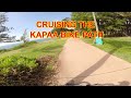 Riding the E-bike to Work along the Kauai Bike Path