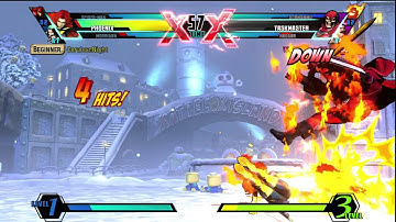 Ultimate Marvel vs Capcom 3 (PS3) -- Non-Ranked Matches 132- My Regular Phoenix is Deadly