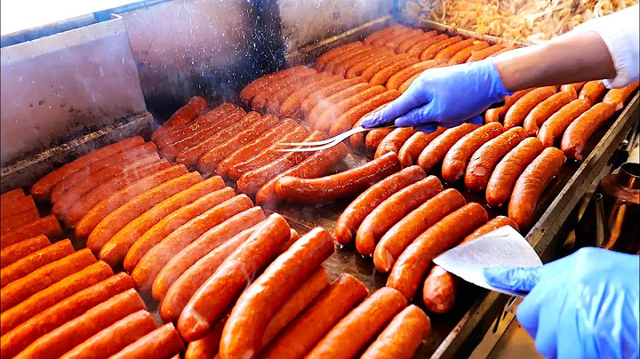 American Street Food - The BEST HOT DOGS in Chicago! Jim's Original Sausages, Burgers, Pork Chops