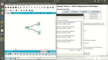 2.3.1.2 Packet Tracer 7.2 - Skills Integration Challenge