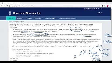 GST News - No EWAY Bill after 15 Oct