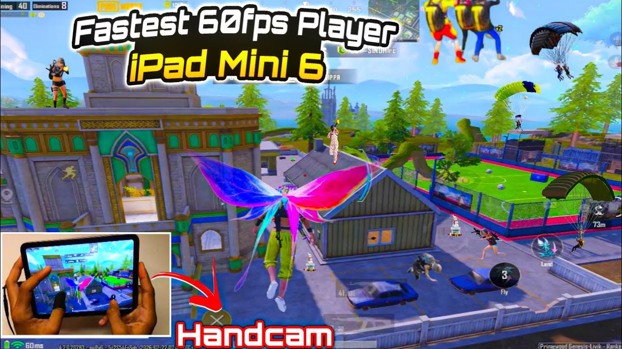 iPAD MINI 6 PUBG|BGMI TEST🔥HD+Extreme Livik Handcam Gameplay 😍 iOS 26.1/ 5 Finger Claw
