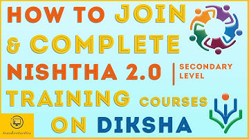 How to JOIN & COMPLETE NISHTHA 2.0 (Secondary Level) Training Courses on DIKSHA APP