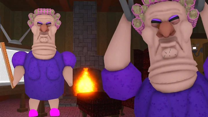 GRUMPY GRAN HARD MODE! Run SCARY Obby Roblox