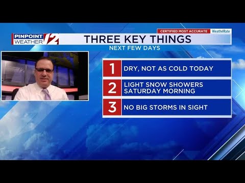 WPRI 12 Weather Now 1/10/25: Not as cold or windy today; tracking some ...