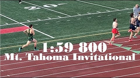 My First Time Running a SUB-2:00 800m