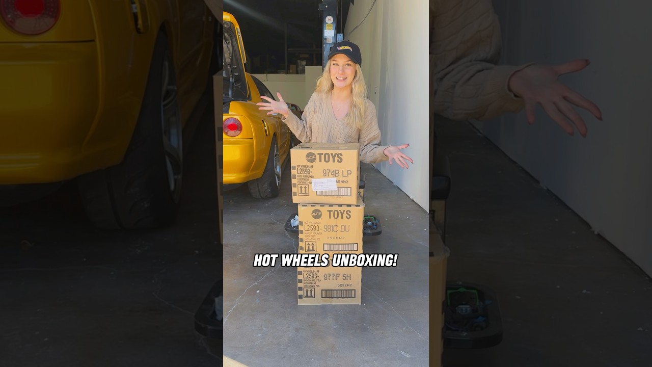 Unboxing Mystery Hot Wheels & Donating To The Toy Drive!