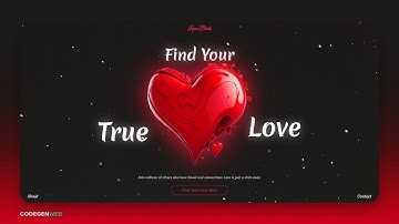 How to make a Responsive Dating Website using HTML & CSS – Full Web Design Process [STEP-BY-STEP ]