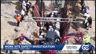 OSHA launches safety investigation after Cape Coral construction worker was trapped under pipe
