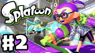 Splatoon - Gameplay Walkthrough Part 2 - Splat Roller! (Nintendo Wii U)