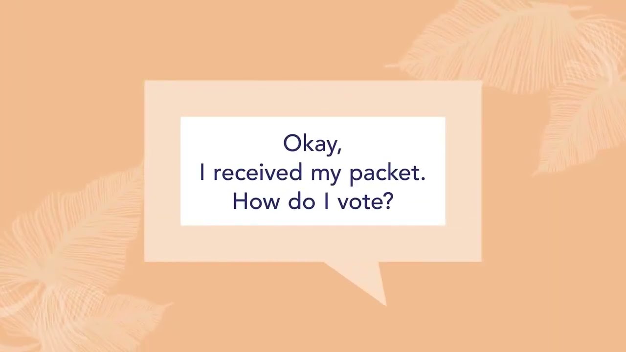 You’ve received your ballot packet. What next? | Hawaii Elections Explained