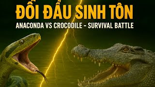 🐍 Giant Python VS Crocodile | Survival Battle in the Amazon | Anaconda VS Crocodile Survival Battle screenshot 4