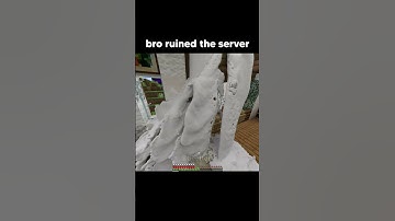 bro ruined my minecraft server 💀