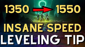 HUGE POWER LEVELING TIP FOR MULTI-CHARACTER DESTINY 2 PLAYERS! | Destiny 2 Power Leveling Guide