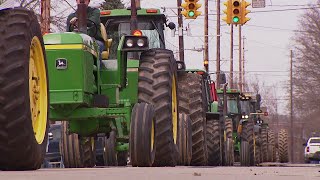Ohio Community Organizes Tractor Procession To Honor Late Farmer