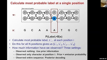 MIT CompBio Lecture 05 - HMMs Hidden Markov Models II (Fall