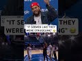 KAT on getting the ball from behind the backboard 😂