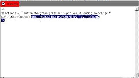 0514 Replacing Text Using Regular Expressions