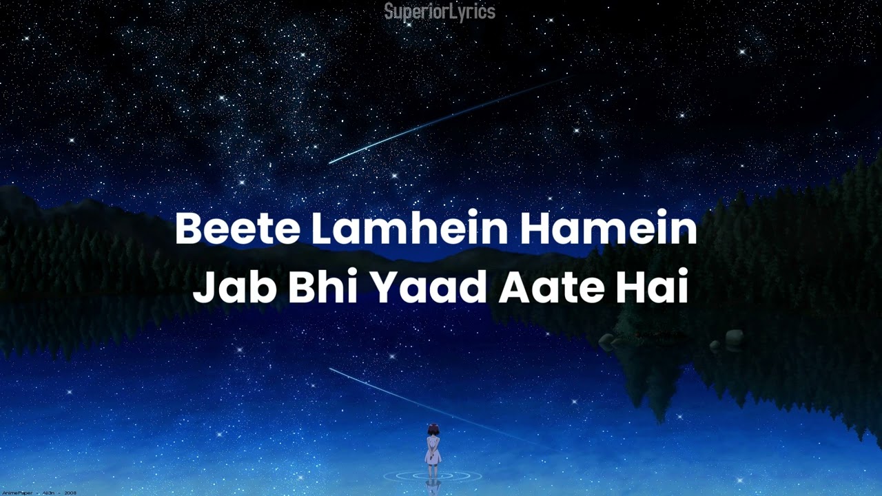 KK   Beete Lamhe Lyrics
