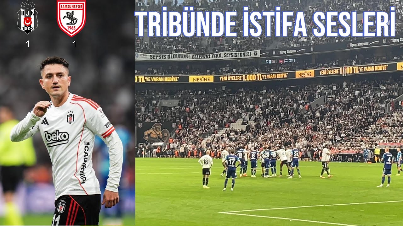 BeşiktaşJK - Samsunspor Süperlig Maç Vlogu (TRİBÜNDE İSTİFA SESLERİ) 