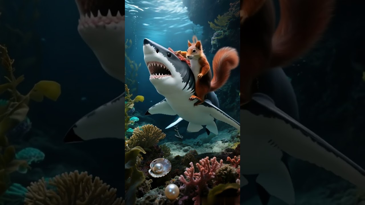 When Shark Met Squirrel: Ocean's Most Magical Fusion Unfolds!