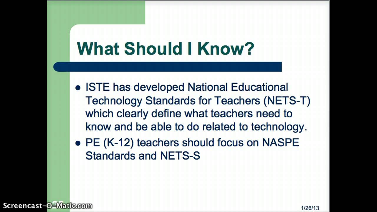 Chapter 1b - Introduction to Technology in PE