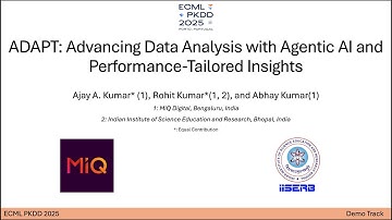 Demo Video: ADAPT: Advancing Data Analysis with Agentic AI and Performance-Tailored Insights