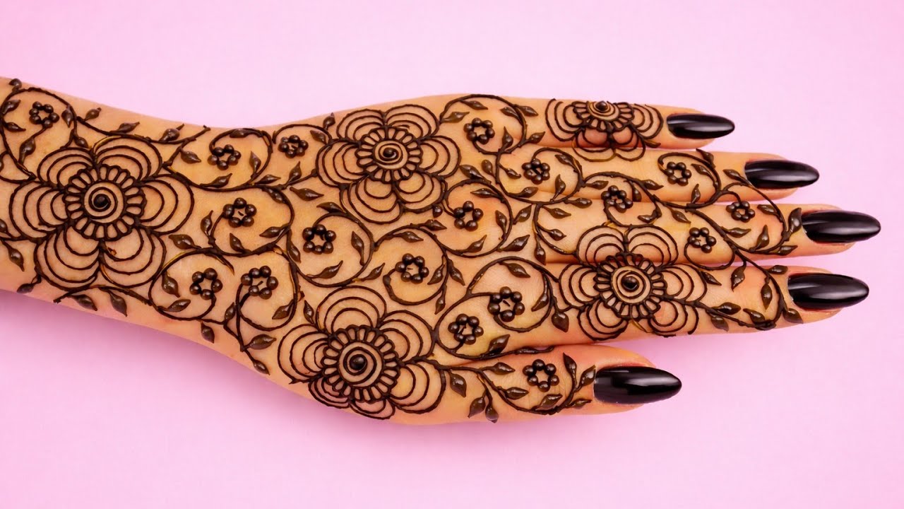 Trending Full Hand Mehndi Design 2026 | Step by Step Tutorial 💖