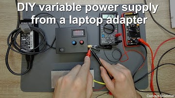 DIY variable power supply from a laptop adapter